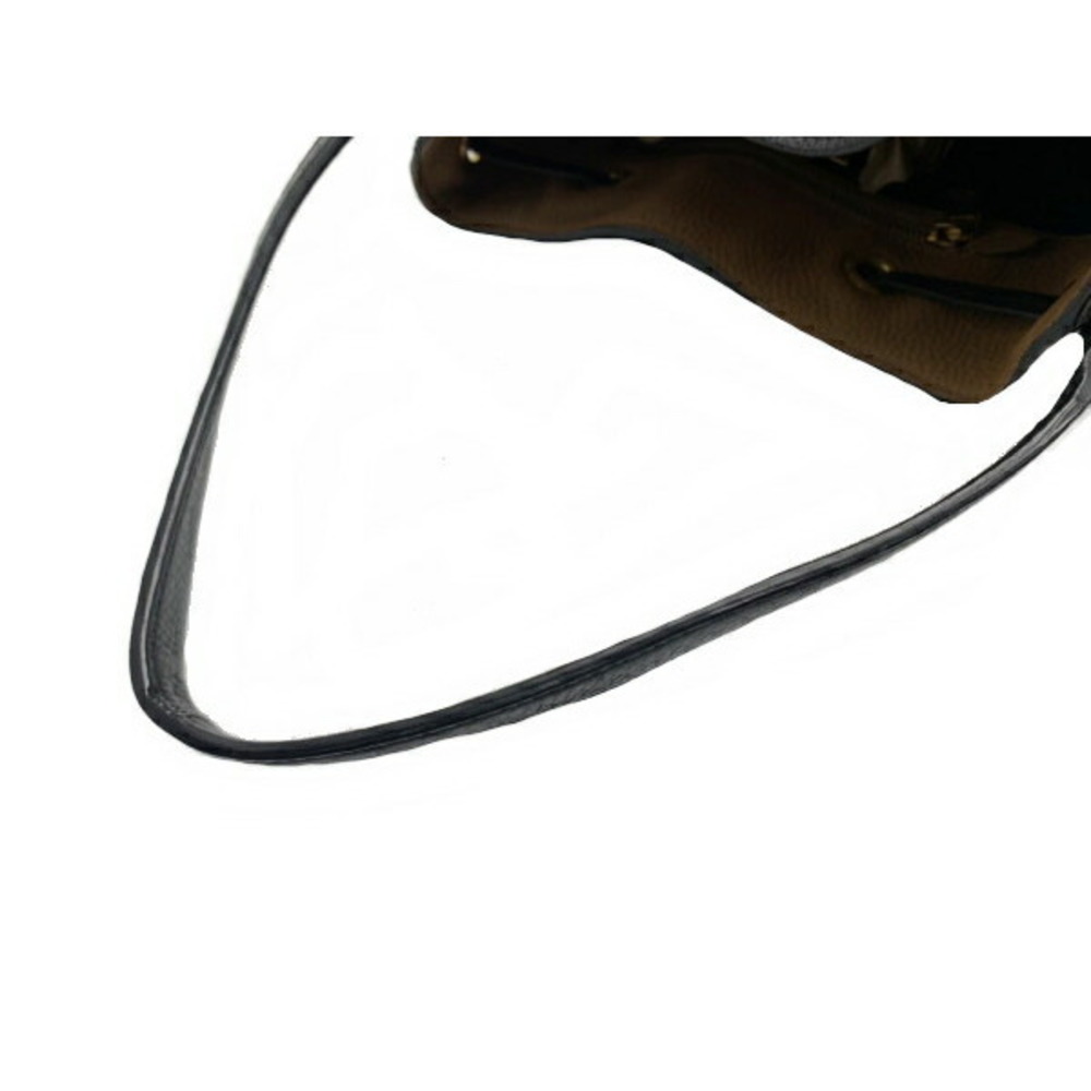 Miu Miu Drawstring Shoulder Bag Leather Black - image 4